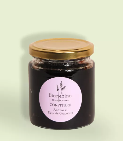 Confiture Ananas et Coquelicot