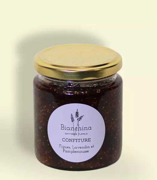 Confiture de Figues, Lavandin et Pamplemousse