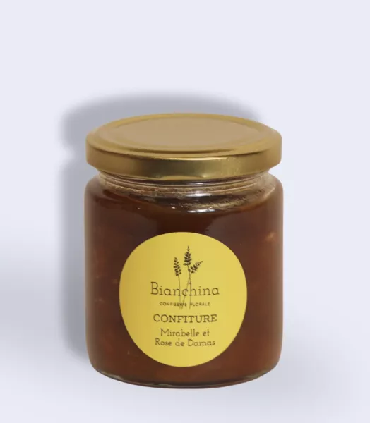 Confiture de Mirabelle et Rose de Damas