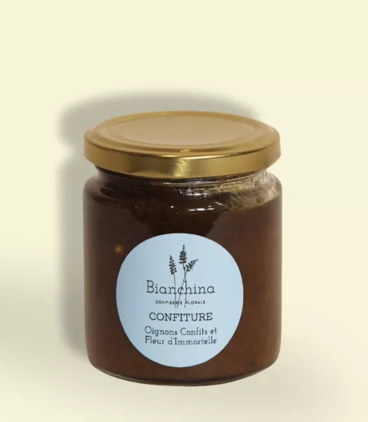 Confiture d'Oignons Confits et Fleur d'Immortelle