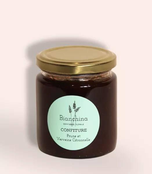 Confiture de Prunes et Verveine Citronnelle